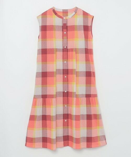 BLUE LABEL / BLACK LABEL CRESTBRIDGE / ブルーレーベル / ブラックレーベル・クレストブリッジ ドレス | コットンリネンティアードドレス | 詳細7