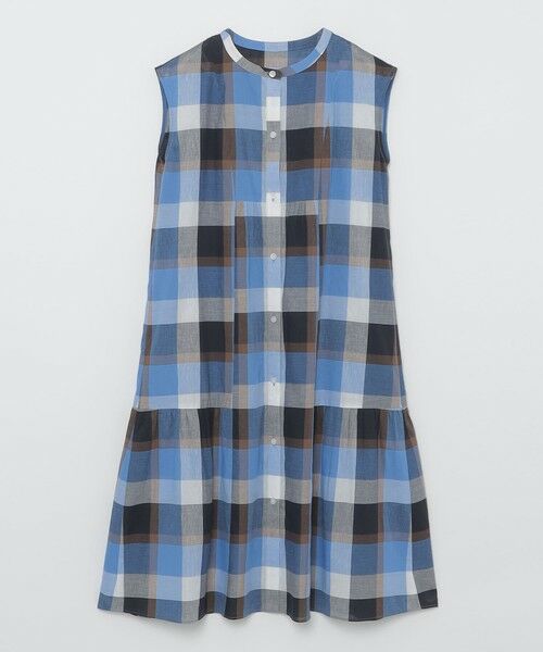 BLUE LABEL / BLACK LABEL CRESTBRIDGE / ブルーレーベル / ブラックレーベル・クレストブリッジ ドレス | コットンリネンティアードドレス | 詳細14