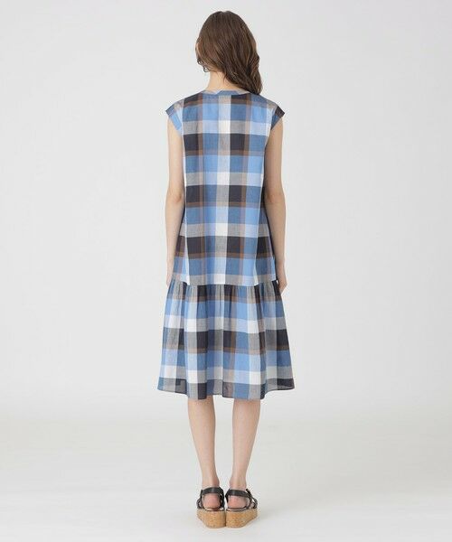 2025SS BLUE LABEL CRESTBRIDGE コットンリネンドレス ブルーレーベルクレストブリッジ BLUE LABEL CRESTBRIDGE