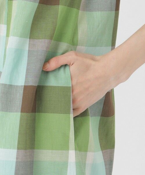 BLUE LABEL / BLACK LABEL CRESTBRIDGE / ブルーレーベル / ブラックレーベル・クレストブリッジ ドレス | コットンリネンティアードドレス | 詳細19