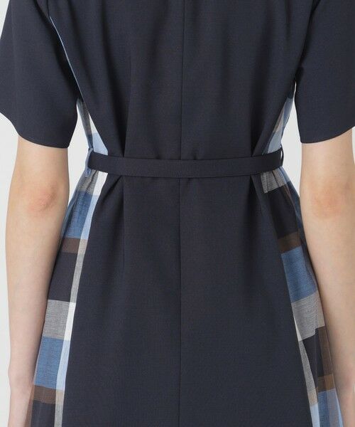 BLUE LABEL / BLACK LABEL CRESTBRIDGE / ブルーレーベル / ブラックレーベル・クレストブリッジ  ドレス | ウェザーストレッチチェックコンビドレス | 詳細4