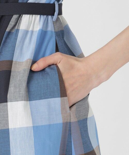 BLUE LABEL / BLACK LABEL CRESTBRIDGE / ブルーレーベル / ブラックレーベル・クレストブリッジ  ドレス | ウェザーストレッチチェックコンビドレス | 詳細5