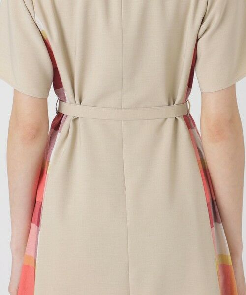 BLUE LABEL / BLACK LABEL CRESTBRIDGE / ブルーレーベル / ブラックレーベル・クレストブリッジ  ドレス | ウェザーストレッチチェックコンビドレス | 詳細10