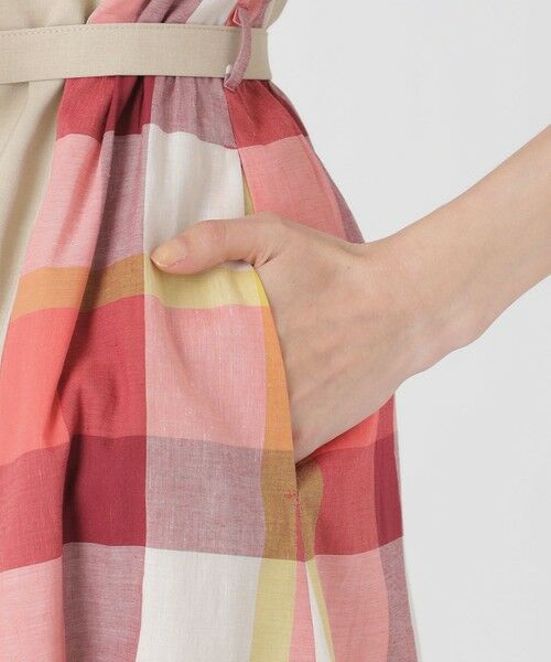 BLUE LABEL / BLACK LABEL CRESTBRIDGE / ブルーレーベル / ブラックレーベル・クレストブリッジ  ドレス | ウェザーストレッチチェックコンビドレス | 詳細11