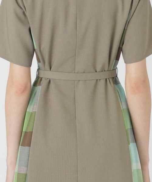 BLUE LABEL / BLACK LABEL CRESTBRIDGE / ブルーレーベル / ブラックレーベル・クレストブリッジ  ドレス | ウェザーストレッチチェックコンビドレス | 詳細16