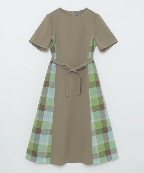 BLUE LABEL / BLACK LABEL CRESTBRIDGE / ブルーレーベル / ブラックレーベル・クレストブリッジ  ドレス | ウェザーストレッチチェックコンビドレス | 詳細18
