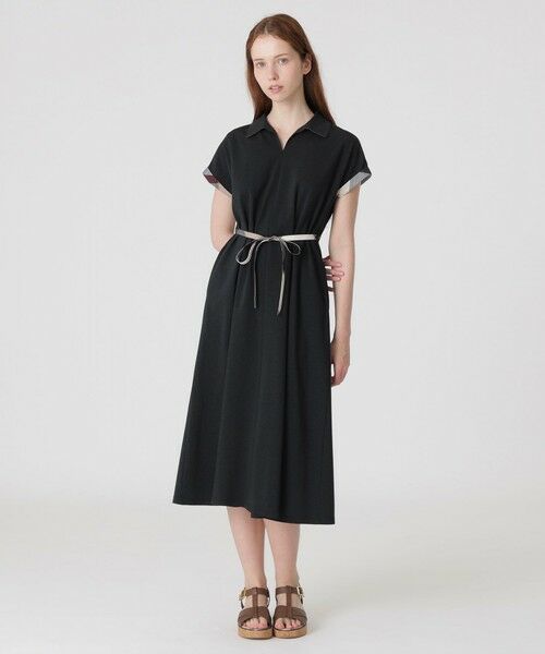 福袋 | レディースファッション通販【公式】 コンパクトポンチカラーネックドレス LABEL （ドレス）｜BLUE その他