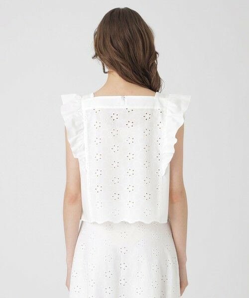 BLUE LABEL / BLACK LABEL CRESTBRIDGE / ブルーレーベル / ブラックレーベル・クレストブリッジ  シャツ・ブラウス | シャンブレーレースブラウス | 詳細3