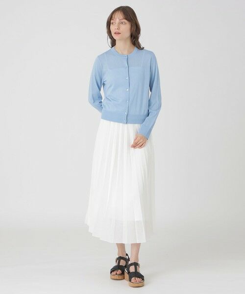 BLUE LABEL / BLACK LABEL CRESTBRIDGE / ブルーレーベル / ブラックレーベル・クレストブリッジ  ニット・セーター | クールファインニットクルーネックカーディガン | 詳細11