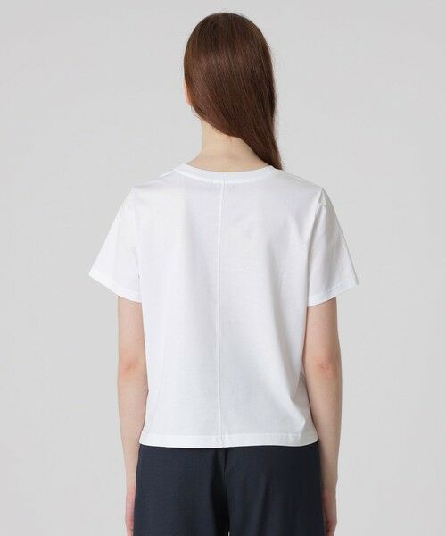 BLUE LABEL CRESTBRIDGEオンライン限定カットソー長袖 セール】 ショルダーチェックカットソー （カットソー）｜BLUE