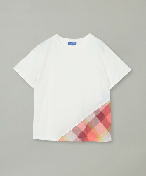 BLUE LABEL / BLACK LABEL CRESTBRIDGE / ブルーレーベル / ブラックレーベル・クレストブリッジ  カットソー | コンパクトピマスムースバイアスチェックTシャツ | 詳細8