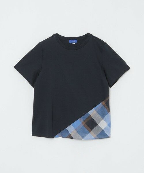 BLUE LABEL / BLACK LABEL CRESTBRIDGE / ブルーレーベル / ブラックレーベル・クレストブリッジ  カットソー | コンパクトピマスムースバイアスチェックTシャツ | 詳細12