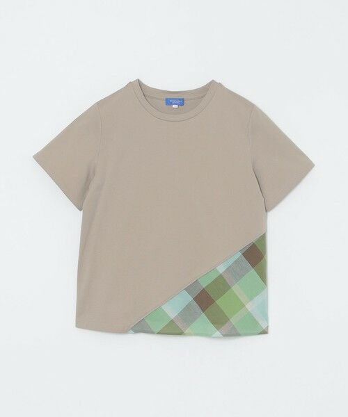 BLUE LABEL / BLACK LABEL CRESTBRIDGE / ブルーレーベル / ブラックレーベル・クレストブリッジ  カットソー | コンパクトピマスムースバイアスチェックTシャツ | 詳細16