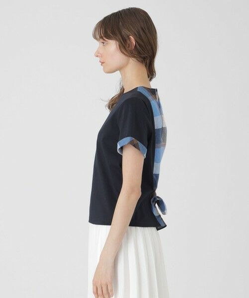 タグ付新品　完売品　コンパクトピマスムースバックチェックTシャツ　ブルーレーベル コンパクトピマスムースバックチェックTシャツ