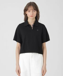 シャドーチェック10monthショートパーカー（ブルゾン）｜BLACK