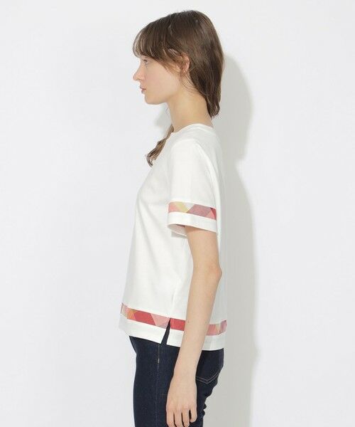 セール】 【WEB限定】バイオシルケットスムースチェックラインT