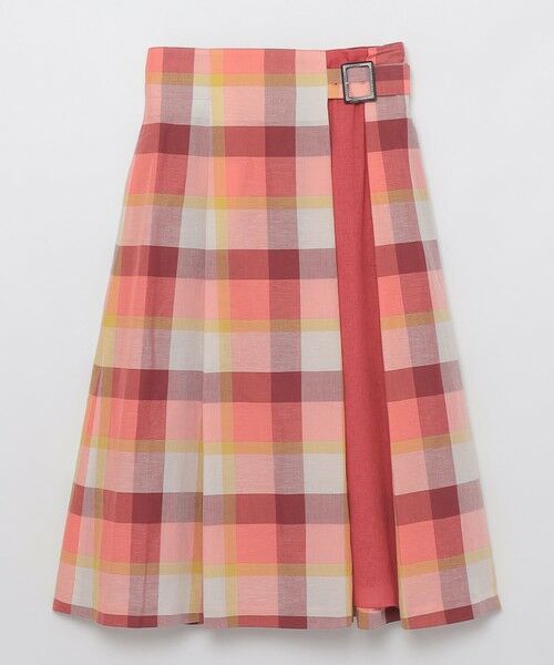 BLUE LABEL / BLACK LABEL CRESTBRIDGE / ブルーレーベル / ブラックレーベル・クレストブリッジ  ミニ・ひざ丈スカート | クレストブリッジチェックサイドベルトフレアスカート | 詳細6