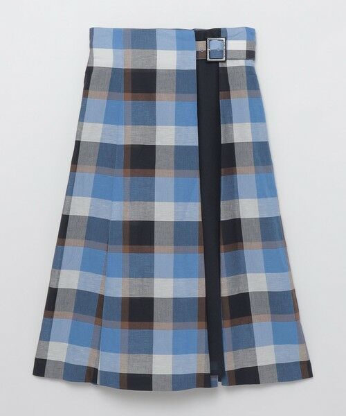 BLUE LABEL / BLACK LABEL CRESTBRIDGE / ブルーレーベル / ブラックレーベル・クレストブリッジ  ミニ・ひざ丈スカート | クレストブリッジチェックサイドベルトフレアスカート | 詳細12