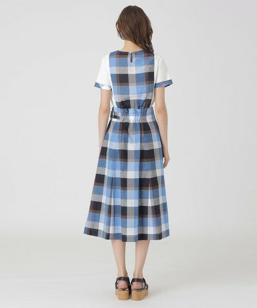 BLUE LABEL / BLACK LABEL CRESTBRIDGE / ブルーレーベル / ブラックレーベル・クレストブリッジ  ミニ・ひざ丈スカート | クレストブリッジチェックサイドベルトフレアスカート | 詳細9