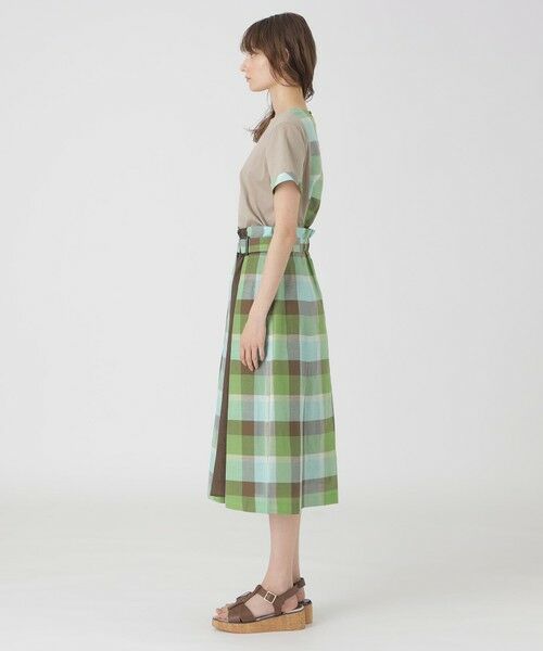 BLUE LABEL / BLACK LABEL CRESTBRIDGE / ブルーレーベル / ブラックレーベル・クレストブリッジ  ミニ・ひざ丈スカート | クレストブリッジチェックサイドベルトフレアスカート | 詳細14