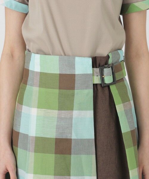 BLUE LABEL / BLACK LABEL CRESTBRIDGE / ブルーレーベル / ブラックレーベル・クレストブリッジ  ミニ・ひざ丈スカート | クレストブリッジチェックサイドベルトフレアスカート | 詳細16
