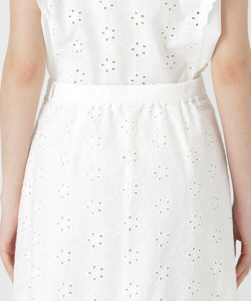 BLUE LABEL / BLACK LABEL CRESTBRIDGE / ブルーレーベル / ブラックレーベル・クレストブリッジ  ミニ・ひざ丈スカート | シャンブレーレーススカート | 詳細5