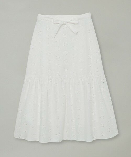 BLUE LABEL / BLACK LABEL CRESTBRIDGE / ブルーレーベル / ブラックレーベル・クレストブリッジ  ミニ・ひざ丈スカート | シャンブレーレーススカート | 詳細6