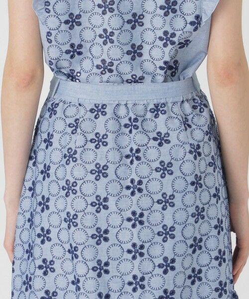 BLUE LABEL / BLACK LABEL CRESTBRIDGE / ブルーレーベル / ブラックレーベル・クレストブリッジ  ミニ・ひざ丈スカート | シャンブレーレーススカート | 詳細11