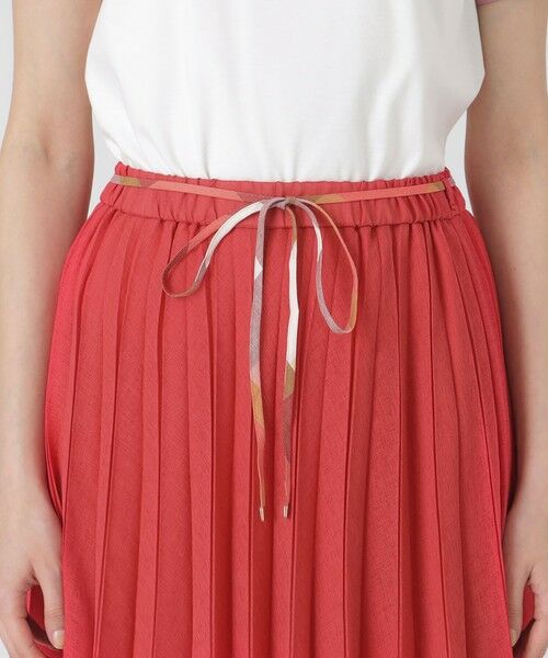 BLUE LABEL / BLACK LABEL CRESTBRIDGE / ブルーレーベル / ブラックレーベル・クレストブリッジ  ミニ・ひざ丈スカート | ガーゼライクツイルプリーツスカート | 詳細12