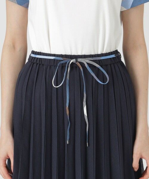 BLUE LABEL / BLACK LABEL CRESTBRIDGE / ブルーレーベル / ブラックレーベル・クレストブリッジ  ミニ・ひざ丈スカート | ガーゼライクツイルプリーツスカート | 詳細19