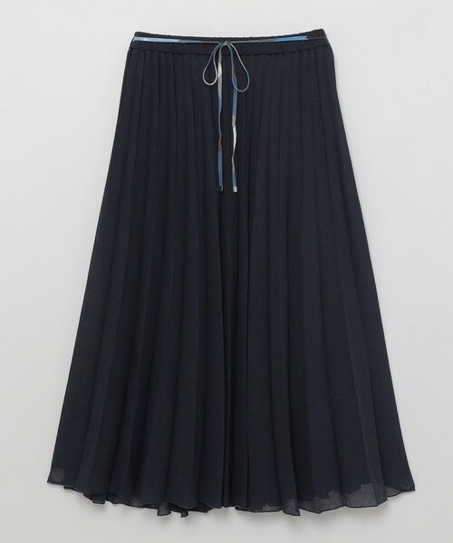 BLUE LABEL / BLACK LABEL CRESTBRIDGE / ブルーレーベル / ブラックレーベル・クレストブリッジ  ミニ・ひざ丈スカート | ガーゼライクツイルプリーツスカート | 詳細21