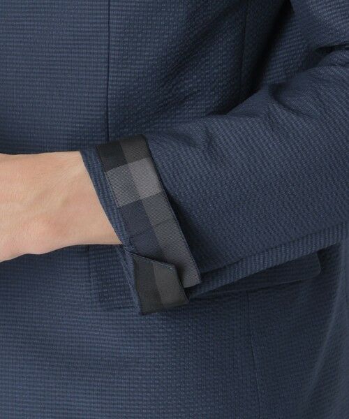 BLUE LABEL / BLACK LABEL CRESTBRIDGE / ブルーレーベル / ブラックレーベル・クレストブリッジ  テーラードジャケット | ドットエア2WAYストレッチサッカージャケット | 詳細12