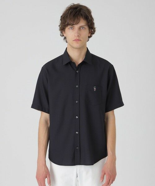 BLUE LABEL / BLACK LABEL CRESTBRIDGE / ブルーレーベル / ブラックレーベル・クレストブリッジ  シャツ・ブラウス | スマートテックガーズマンオックスシャツ（ブラック）