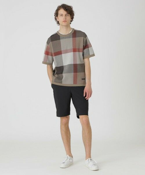 BLUE LABEL / BLACK LABEL CRESTBRIDGE / ブルーレーベル / ブラックレーベル・クレストブリッジ  ニット・セーター | エアメッシュクレストブリッジチェックニットTシャツ | 詳細6