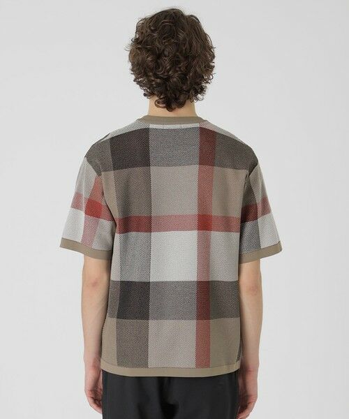 BLUE LABEL / BLACK LABEL CRESTBRIDGE / ブルーレーベル / ブラックレーベル・クレストブリッジ  ニット・セーター | エアメッシュクレストブリッジチェックニットTシャツ | 詳細8