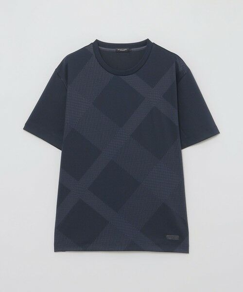 【タグ付き✨】ブルーレーベルクレストブリッジ　Tシャツ　カットソー　チェック　M セール】 デニムライククレストブリッジチェックカットソー