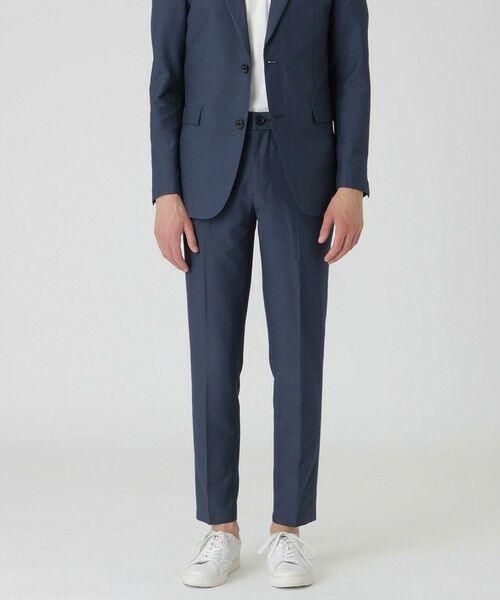 BLUE LABEL / BLACK LABEL CRESTBRIDGE/ブルーレーベル / ブラックレーベル・クレストブリッジ ドットエア2WAYストレッチサッカートラウザーズ ブルー4 L BLUE LABEL / BLACK LABEL CRESTBRIDGE/ブルーレーベル / ブラックレーベル・クレストブリッジ ドットエア2WAYストレッチサッカートラウザーズ ブルー4 L