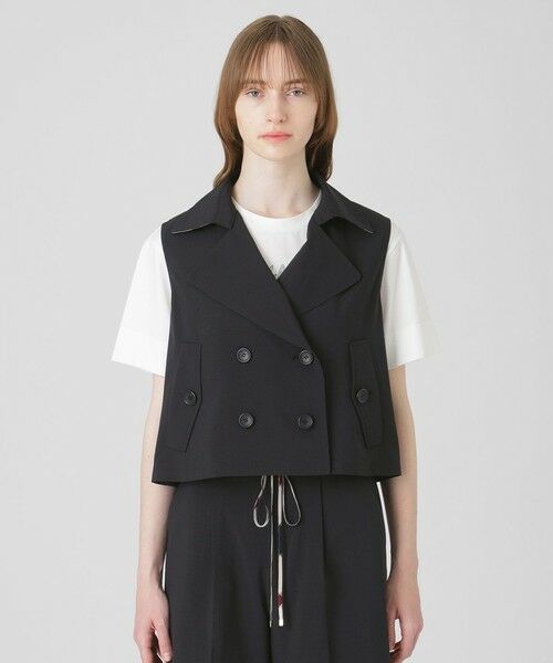 BLUE LABEL / BLACK LABEL CRESTBRIDGE / ブルーレーベル / ブラックレーベル・クレストブリッジ  その他アウター | ハイカウントナノショートベスト | 詳細2