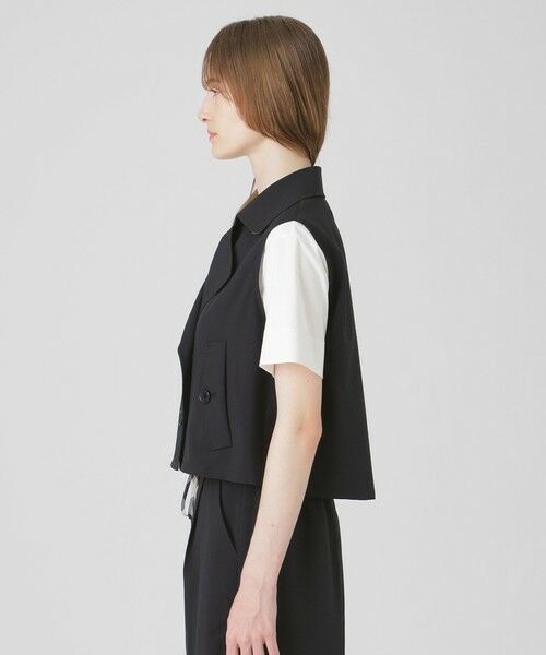 BLUE LABEL / BLACK LABEL CRESTBRIDGE / ブルーレーベル / ブラックレーベル・クレストブリッジ  その他アウター | ハイカウントナノショートベスト | 詳細3