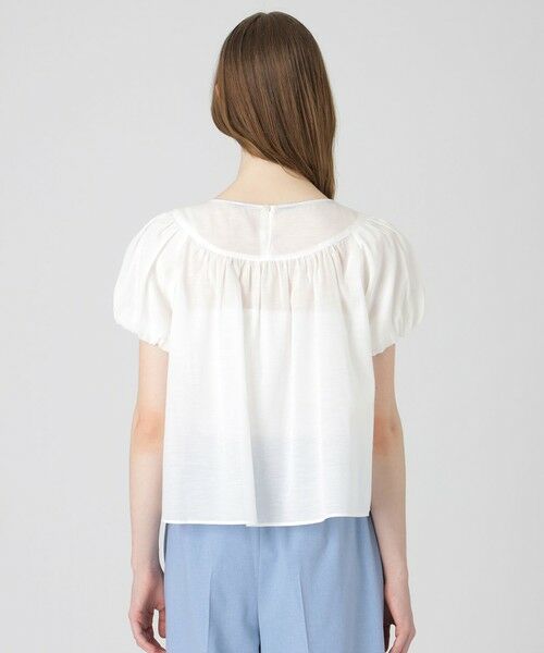 BLUE LABEL / BLACK LABEL CRESTBRIDGE / ブルーレーベル / ブラックレーベル・クレストブリッジ  シャツ・ブラウス | シルキーローンボリュームブラウス | 詳細3