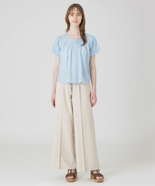 BLUE LABEL / BLACK LABEL CRESTBRIDGE / ブルーレーベル / ブラックレーベル・クレストブリッジ  シャツ・ブラウス | シルキーローンボリュームブラウス | 詳細5