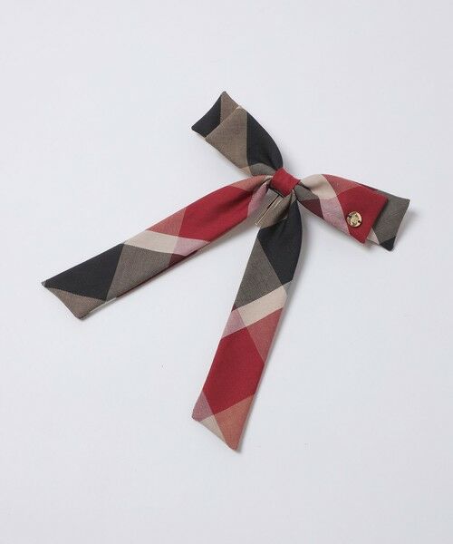 BLUE LABEL / BLACK LABEL CRESTBRIDGE / ブルーレーベル / ブラックレーベル・クレストブリッジ  その他小物 | 【WEB限定】クレストブリッジチェックリボンヘアフック | 詳細1