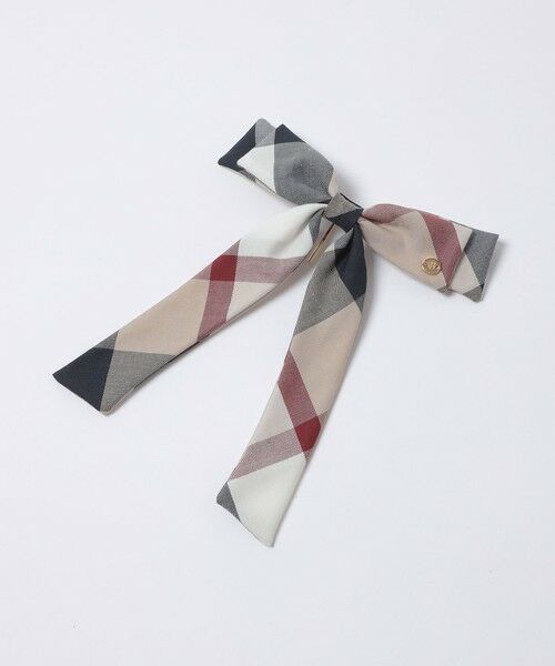 BLUE LABEL / BLACK LABEL CRESTBRIDGE / ブルーレーベル / ブラックレーベル・クレストブリッジ  その他小物 | 【WEB限定】クレストブリッジチェックリボンヘアフック | 詳細4