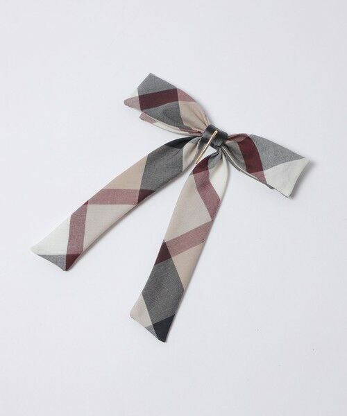 BLUE LABEL / BLACK LABEL CRESTBRIDGE / ブルーレーベル / ブラックレーベル・クレストブリッジ  その他小物 | 【WEB限定】クレストブリッジチェックリボンヘアフック | 詳細5