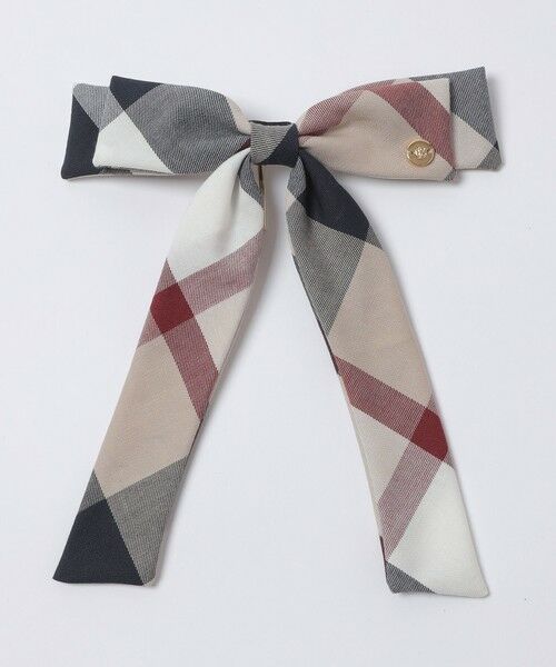 BLUE LABEL / BLACK LABEL CRESTBRIDGE / ブルーレーベル / ブラックレーベル・クレストブリッジ  その他小物 | 【WEB限定】クレストブリッジチェックリボンヘアフック | 詳細6