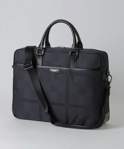 BLUE LABEL / BLACK LABEL CRESTBRIDGE/ブルーレーベル / ブラックレーベル・クレストブリッジ 【一部店舗限定】シャドークレストブリッジチェックブリーフバッグ ネイビー1 F BLUE LABEL / BLACK LABEL CRESTBRIDGE/ブルーレーベル / ブラックレーベル・クレストブリッジ 【一部店舗限定】シャドークレストブリッジチェックブリーフバッグ ネイビー1 F