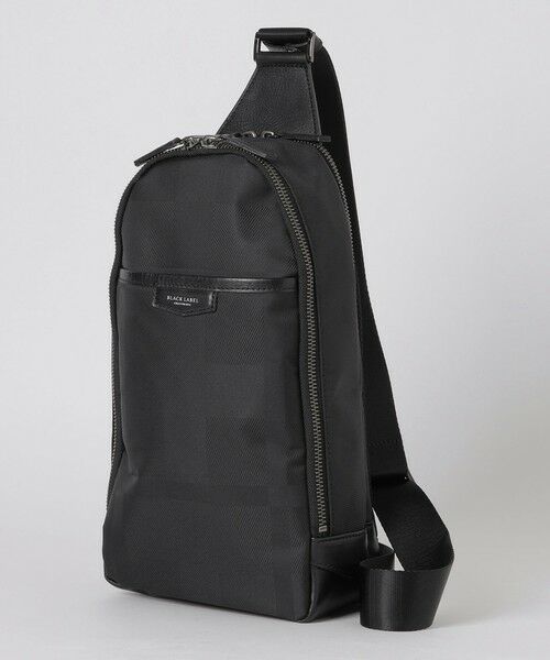 BLUE LABEL / BLACK LABEL CRESTBRIDGE / ブルーレーベル / ブラックレーベル・クレストブリッジ  ショルダーバッグ | 【一部店舗限定】シャドークレストブリッジチェックボディバッグ（ブラック）