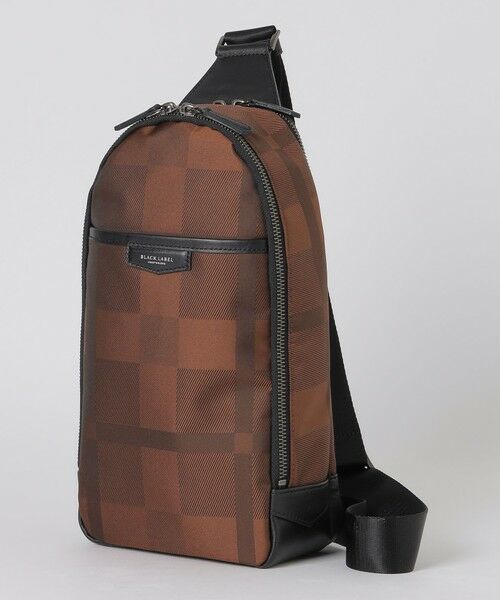 BLUE LABEL / BLACK LABEL CRESTBRIDGE / ブルーレーベル / ブラックレーベル・クレストブリッジ  ショルダーバッグ | 【一部店舗限定】シャドークレストブリッジチェックボディバッグ（オレンジ5）