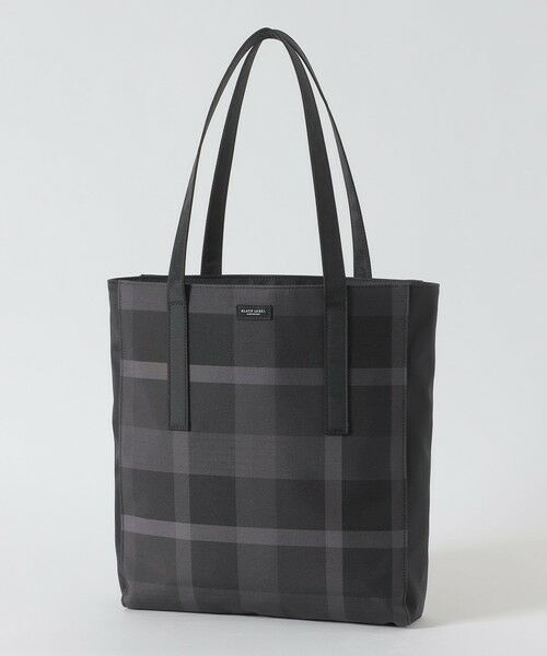 新品未使用✨ブラックレーベルクレストブリッジ トートバッグ ノバチェック PVCクレストブリッジチェックトートバッグ（バッグ）｜BLACK