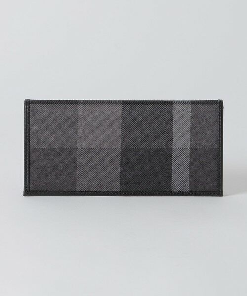 トーナルクレストブリッジチェックロングウォレット （財布